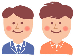 Fototapeta premium 2人の男性