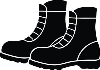  work boots protective shoes vector