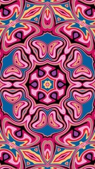 digital art in the form of a kaleidoscope