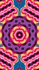 digital art in the form of a kaleidoscope