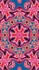 digital art in the form of a kaleidoscope