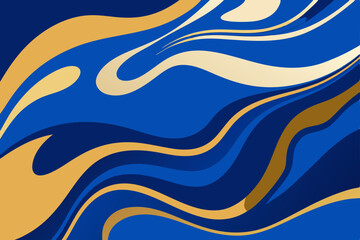  blue and gold luxury fluid marble abstract 