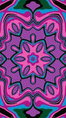 digital art in the form of a kaleidoscope