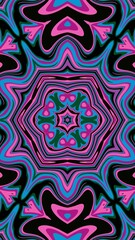 digital art in the form of a kaleidoscope