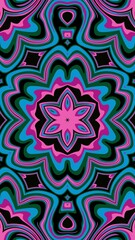digital art in the form of a kaleidoscope