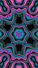 digital art in the form of a kaleidoscope