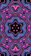 digital art in the form of a kaleidoscope