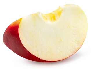 Red Apple isolated on white background, Fresh Red Apple with leaf on white background, With clipping path.