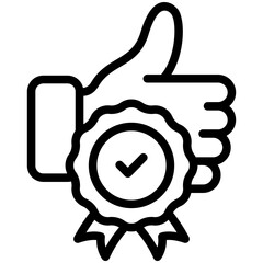Quality Icon Outline