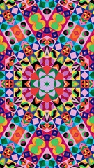 digital art in the form of a kaleidoscope