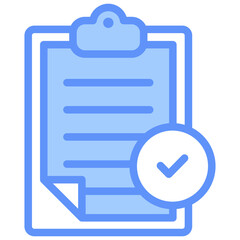 Result Icon Outline Blue