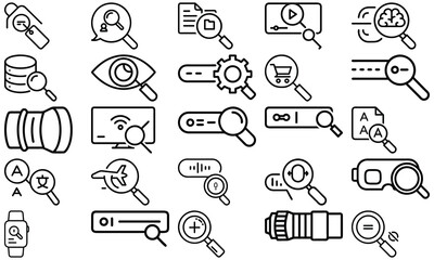 Search & Discover Icon Kit