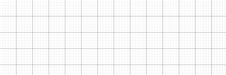 Blueprint black graph paper texture. School sheet background with simple square grid. Vector checkered pattern illustration.