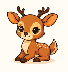 baby fox on the grass on a white background	