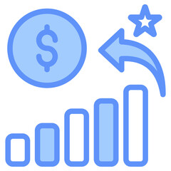 Success Icon Outline Blue