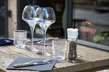 Horeca restaurant table terrasse