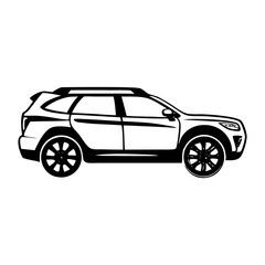 Perfect Black   Vehicle Silhouette Symbol Icon Versatile Design Resource