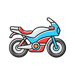 Motorbike for transportation or delivery.