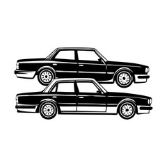 Black   Vehicle Silhouette Symbol Icon Perfect for Design Projects, Presentations, and Visuals