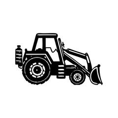 Fototapeta premium Dramatic Black Canvas Vehicle Silhouette Symbol Icon Powerful Abstract Art