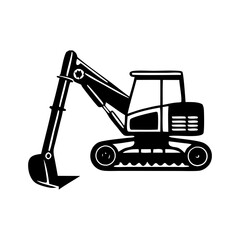 Naklejka premium Pure Black Vehicle Silhouette Symbol Icon Perfect for Design Projects