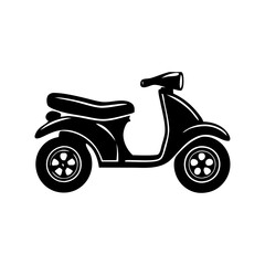 Fototapeta premium Exceptional Black Vehicle Silhouette Symbol Icon Perfect for Design Projects