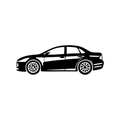 Powerful Black   Vehicle Silhouette Symbol Icon Versatile Texture for Design Projects