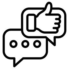 Feedback Icon Outline