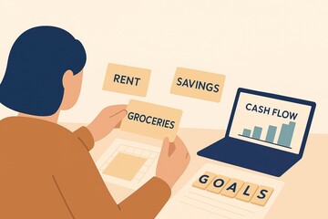 Financial planning helps achieve long-term financial stability and goals. Financial planning involves managing rent, savings, groceries, and cash flow to achieve financial goals effectively