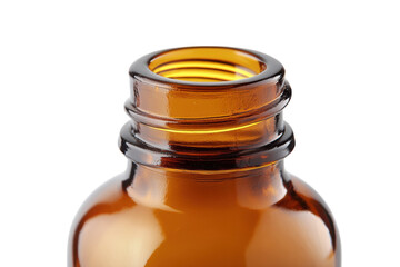 Amber Bottle Pharmaceutical Brown Glass Photography Transparent Background Drug Container Medicine Health Healthcare