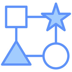 Variety Icon Outline Blue