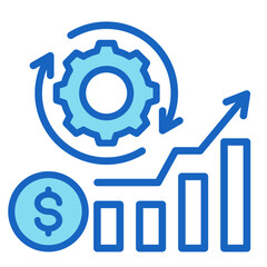 Cost Analysis  Icon Element For Design	
