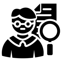 Proctor Icon Black Solid