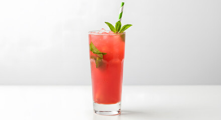 Refreshing Watermelon Mint Cocktail Recipe Summer Drink Idea