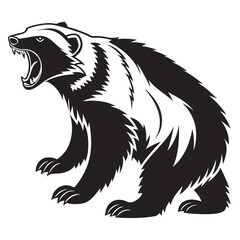 Fototapeta premium vector illustration of a bear