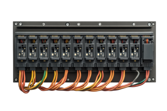 Wiring System Power Array Network Cables Connector Port Hardware Module Energy Data Transfer on transparent background