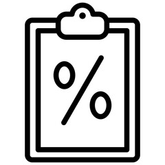 Discount Icon Outline