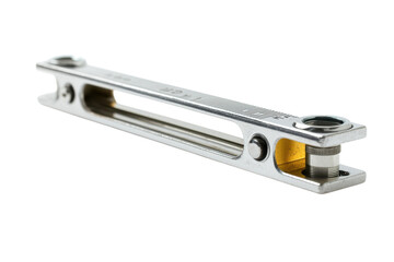 Precision Measuring Tool Silver Caliper Industrial Gauge Equipment Close Up Engineering on transparent background
