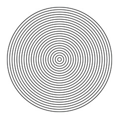 Concentric circle elements. sound wave. abstract geometric round design element. abstract circle pattern. vector art