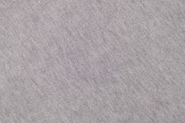 Soft Knitted Woolen Detailed Texture. Natural Fabric Closeup Knit Pattern. Gray Knitwear, Warm Cashmere Surface. Rotation, Macro. Cozy Textile Background. Clothes Production. Melange Yarn. 4K Shot