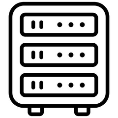 Server Icon Outline
