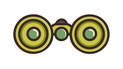 Colorful binoculars with a unique, playful design for outdoor adventures and exploration