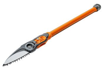 Orange handled pruning saw