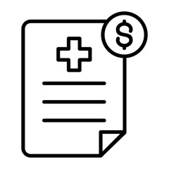 Obraz premium Cost icon 