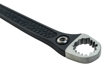 Close up of a black wrench