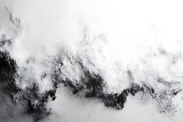 Black and white gradient background, white space at the top of the frame, metallic texture, blurred effect, high resolution, high quality, high detail, high definition