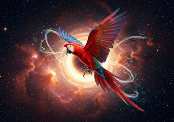parrot quantum flight wormhole