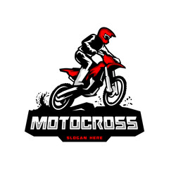 motocross logo image design