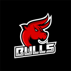 red bull mascot logo design