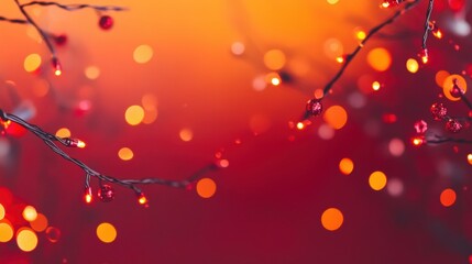 Colorful string lights create a festive atmosphere during a celebration